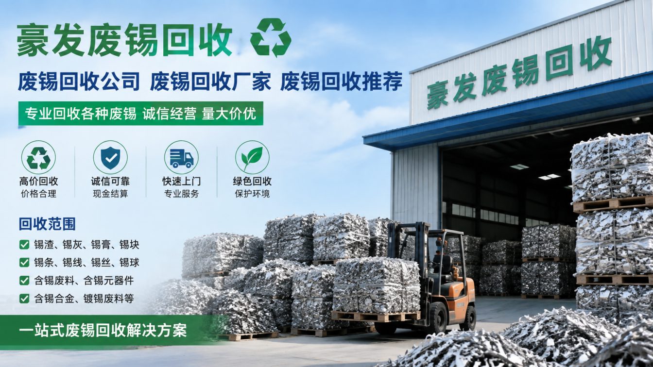 浈江区为工厂废锡处置提供高价回收方案